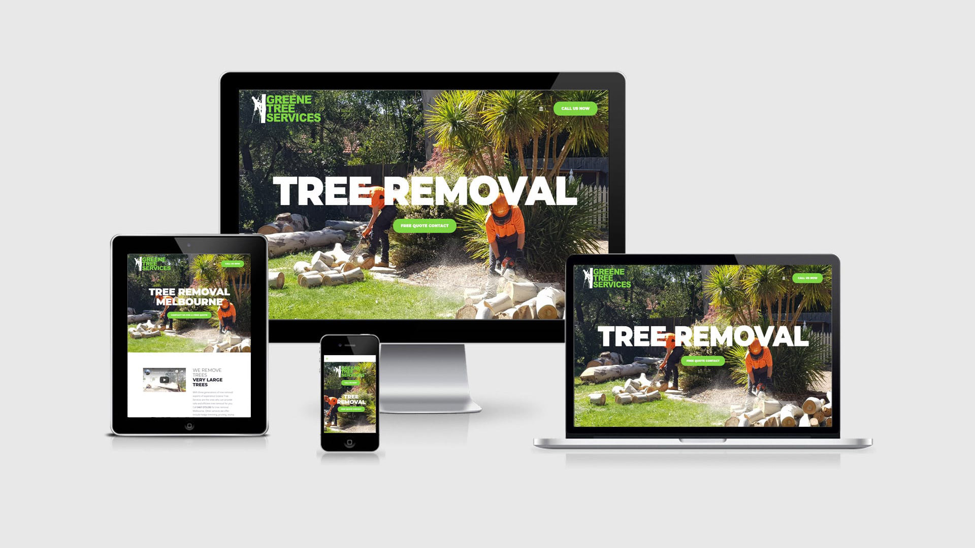Greenes Treee Services | Website & Logo Design